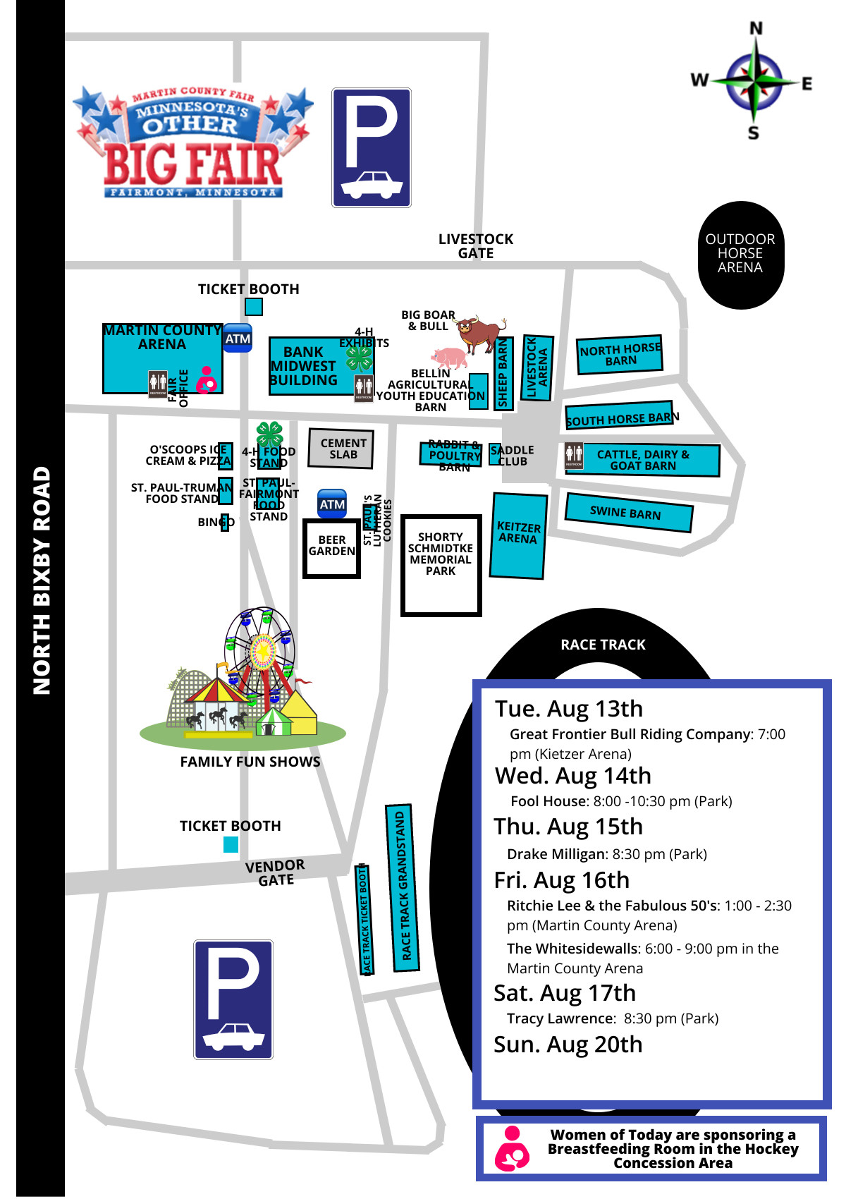 Fairgrounds Map